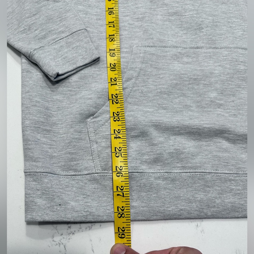 Independent trading company Oversized basic gray hooded sweatshirt - Picture 6 of 6